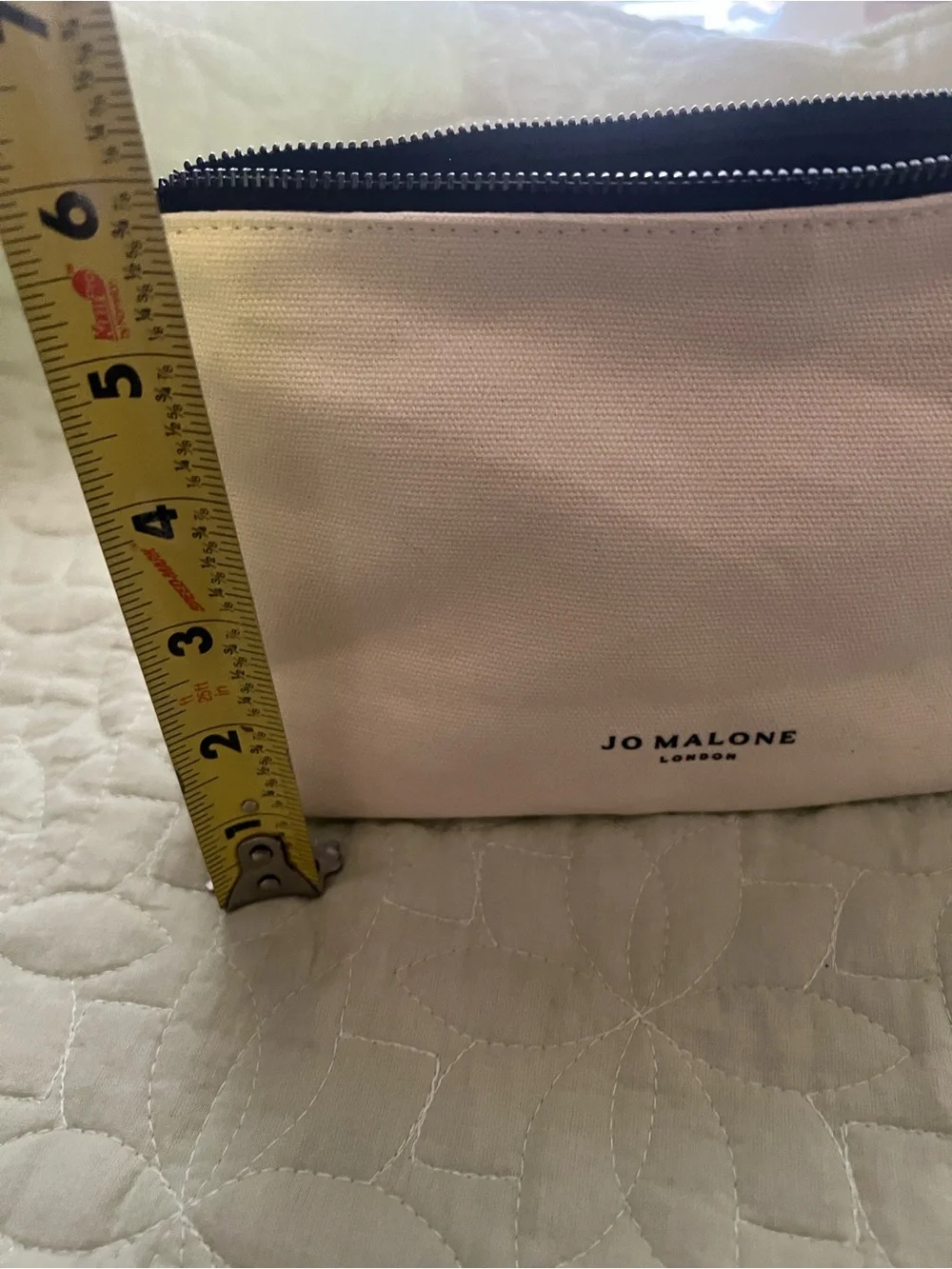 NWOT Jo Malone London Canvas Cosmetic Pouch